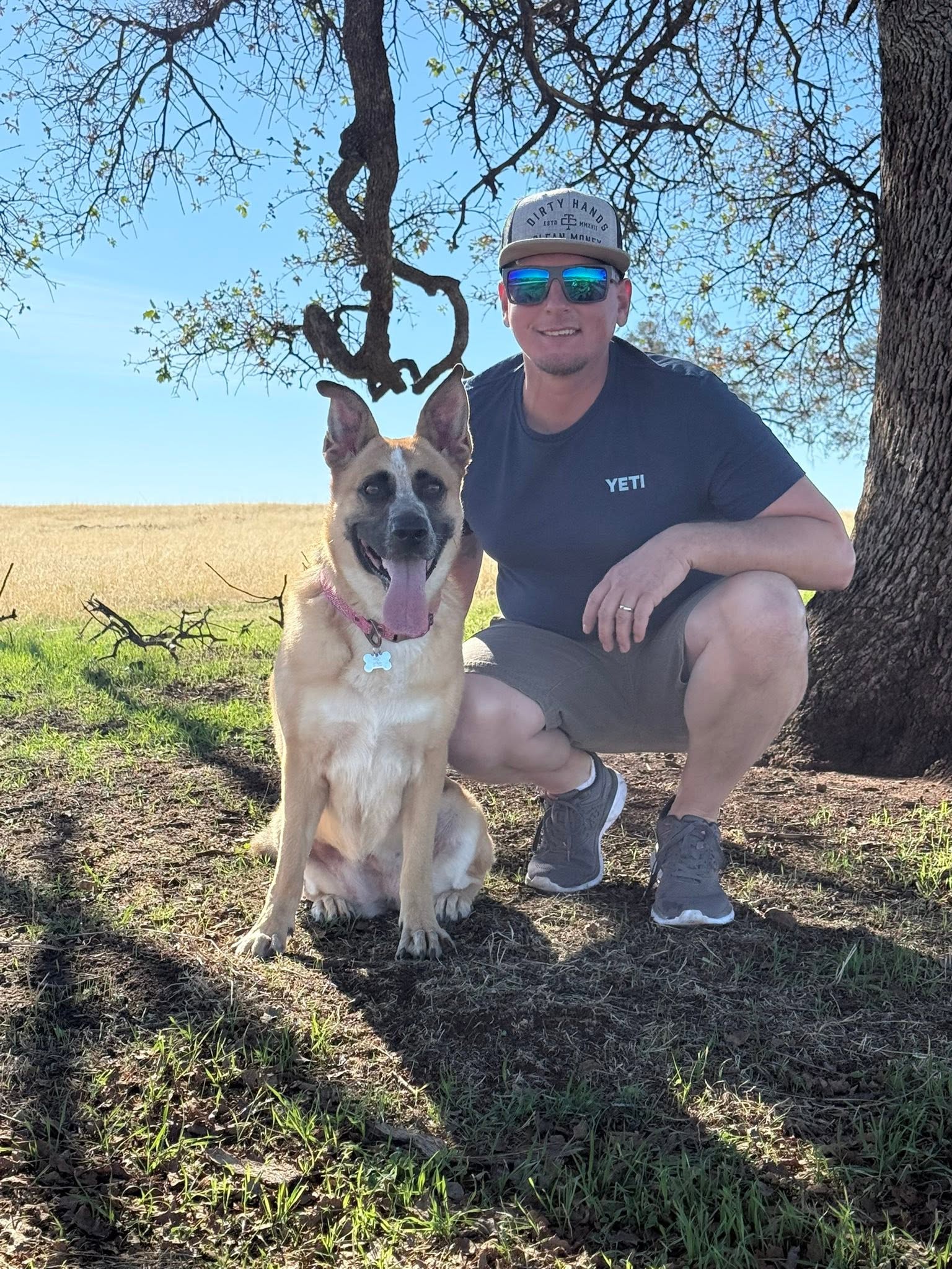Cliff, owner of Cliff's Plumbing, outdoors in Northern California